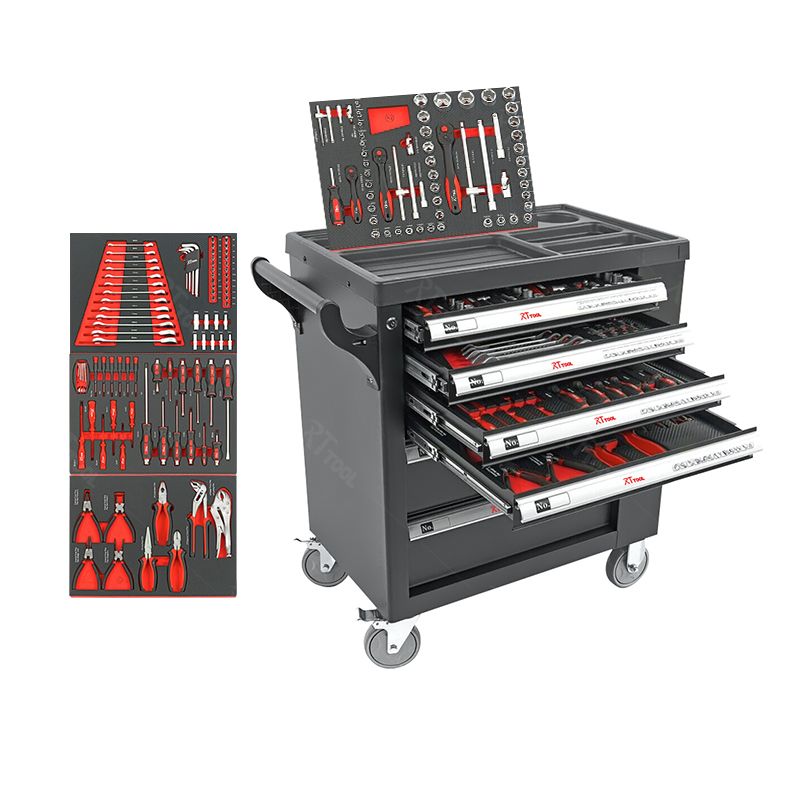 rttool general tool storage box/tool cabinet /tool chest garage trolley with tool sets