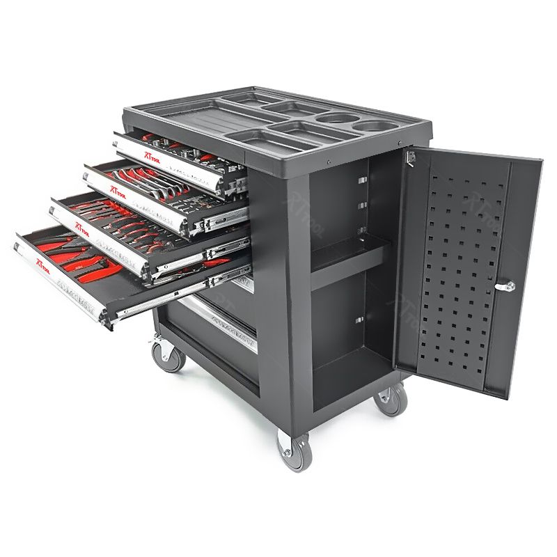 rttool general tool storage box/tool cabinet /tool chest garage trolley with tool sets