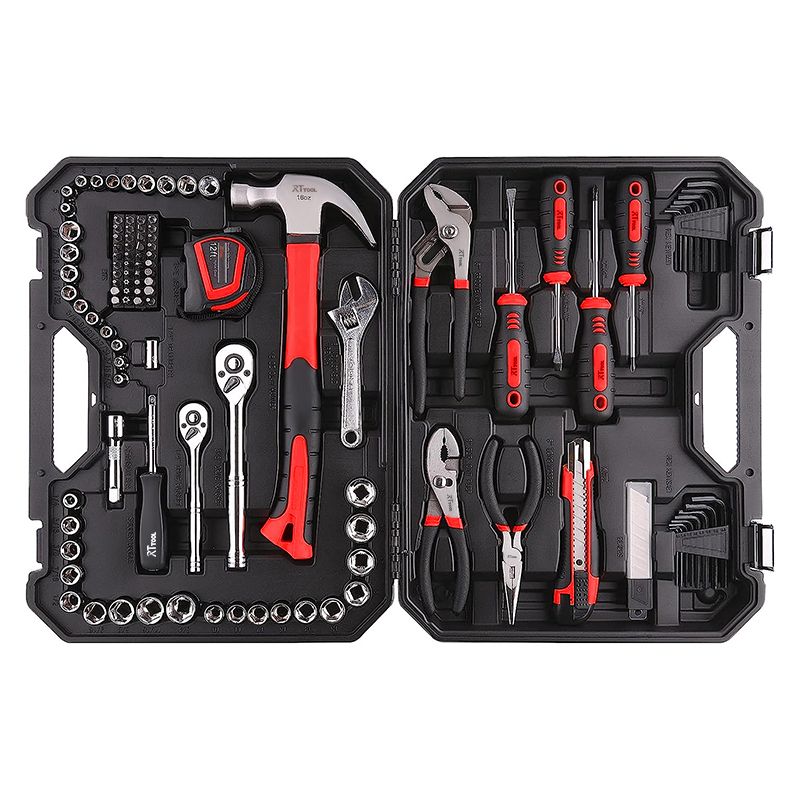 rt tool Socket Wrench Set Hand Tools Kit 122pcs Tools Set With Hex Key Measuring Tape Combination