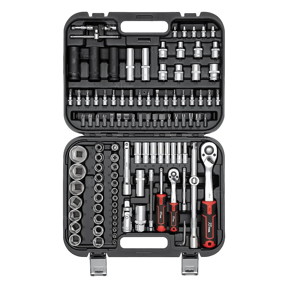 RT tool Full Combination Vehicle Hand Tool Sets 110PCS Car Repair tools Set Socket Wrench Set