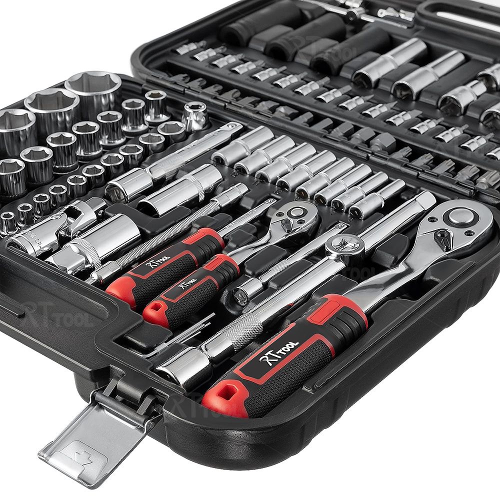 RT tool Full Combination Vehicle Hand Tool Sets 110PCS Car Repair tools Set Socket Wrench Set