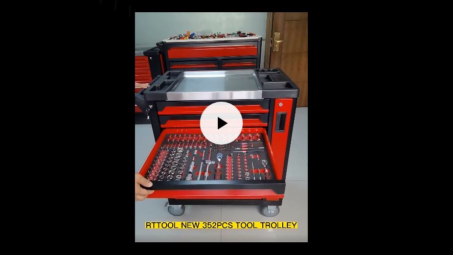352pcs tools trolley