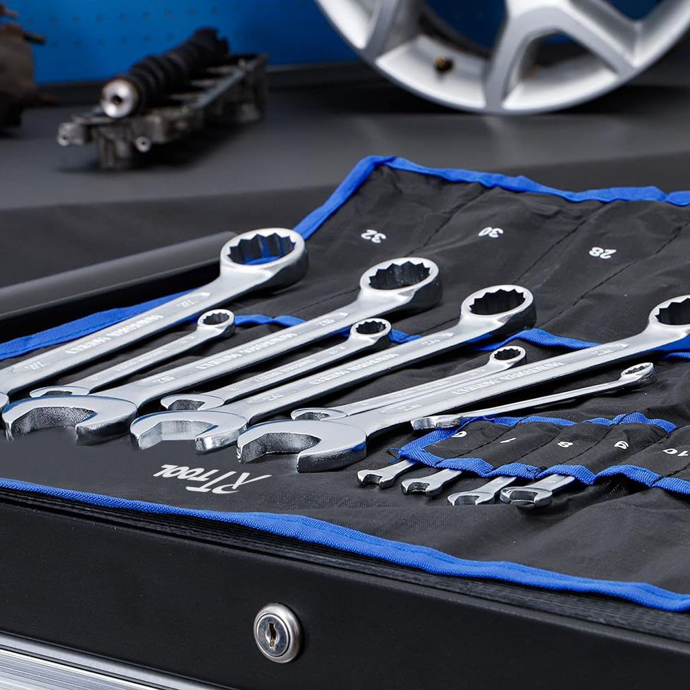 rt tool Hand Tools bicycle repairing tool set 25 Piece combination spanner set in tool box