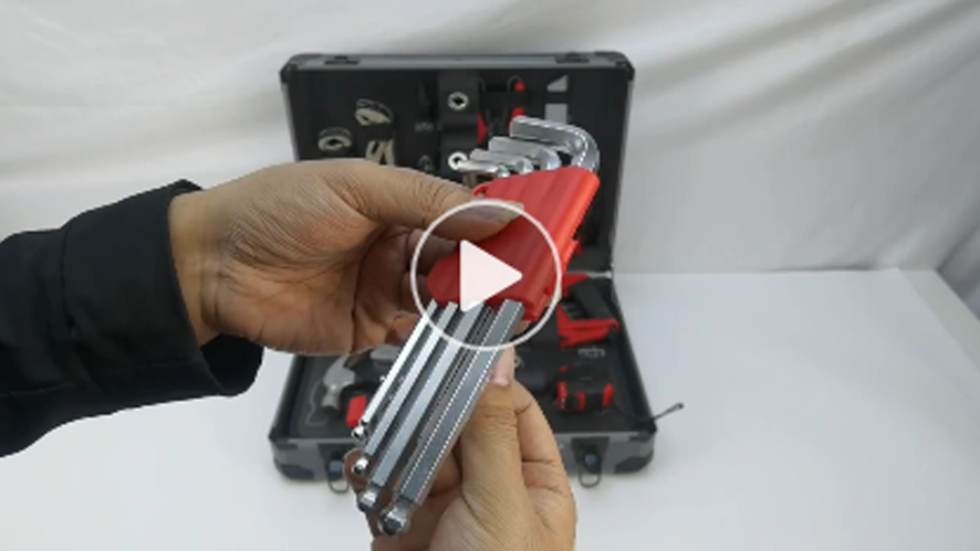 RT198A1 Aluminium Case Hand Tool Set