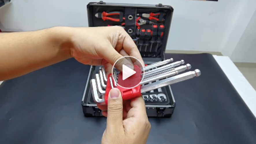 RT120A Aluminium Case Hand Tool Set