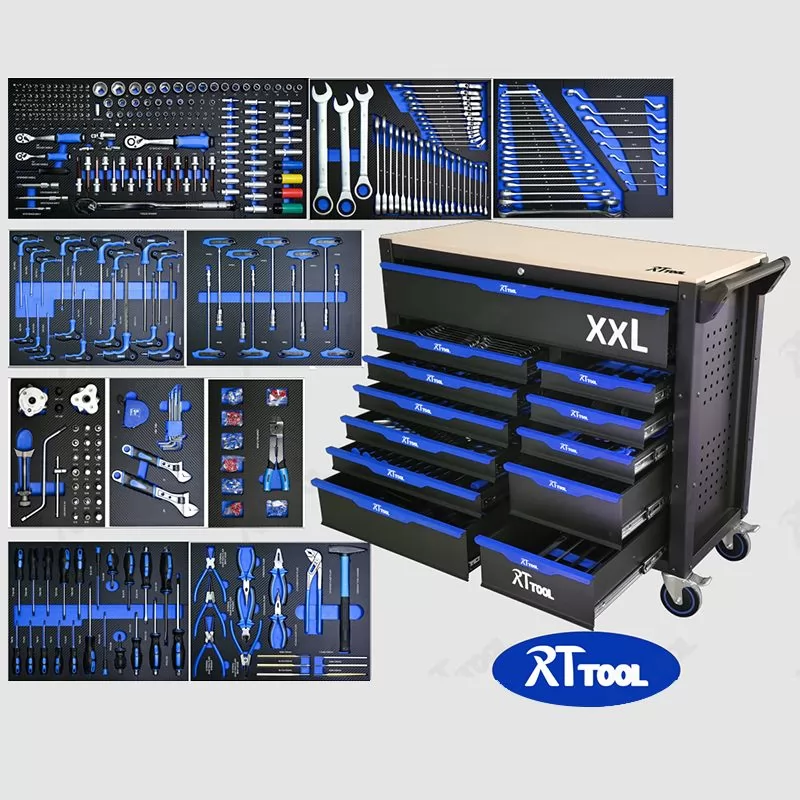RT TOOL Heavy Duty Garage car workshop 12 Drawers Movable work Tool Chest trolley Cabinet