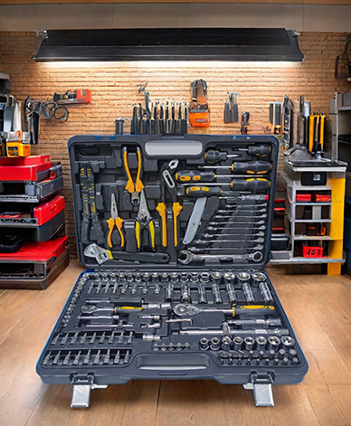 Plastic Box Tool Set