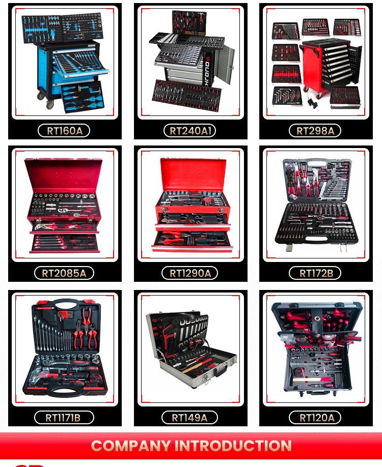 RTTOOL 71pcs aluminum tool kit, workshop tool suitcase