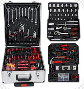 RTTOOL 599pcs Aluminum Case Hand Tools Kit Mechanic