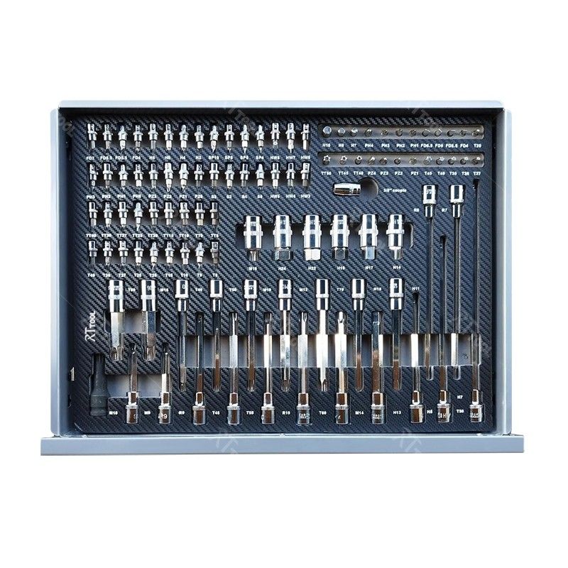 RTTOOL 8 drawer tool trolley CRV 251 pcs hand tool sets tool cabinet logo color customized