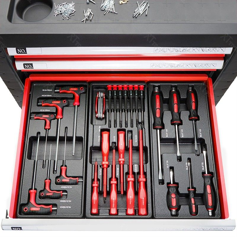 rt rttool 7 Drawers Roller Tool Sets Box Storage Tool Trolley With Car Repair herramientas Tools