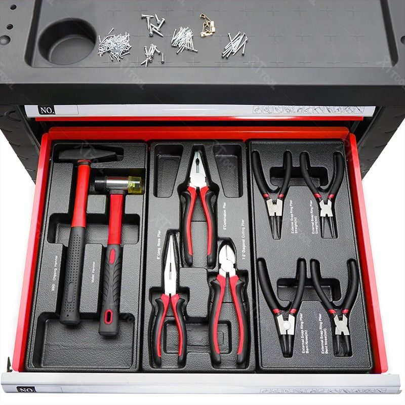 rt rttool 7 Drawers Roller Tool Sets Box Storage Tool Trolley With Car Repair herramientas Tools