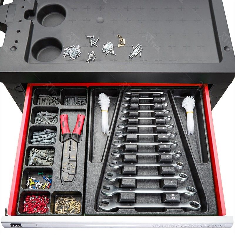 rt rttool 7 Drawers Roller Tool Sets Box Storage Tool Trolley With Car Repair herramientas Tools