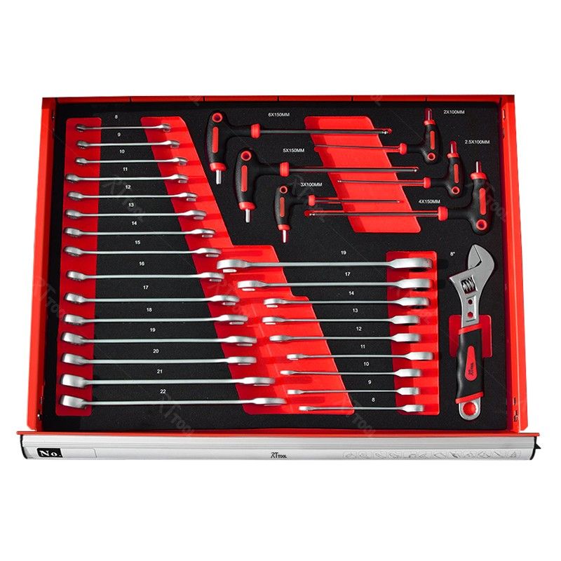 rt tool 7 Drawers 156pcs Rolling Tool Box Cabinet Chest Storage Tools