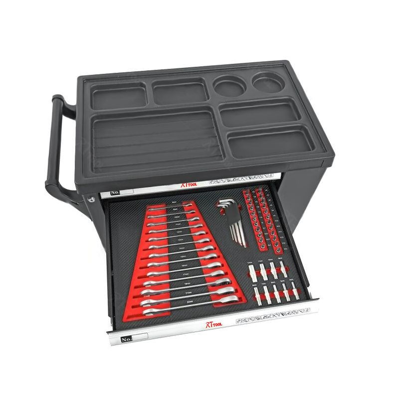 rttool general tool storage box/tool cabinet /tool chest garage trolley with tool sets