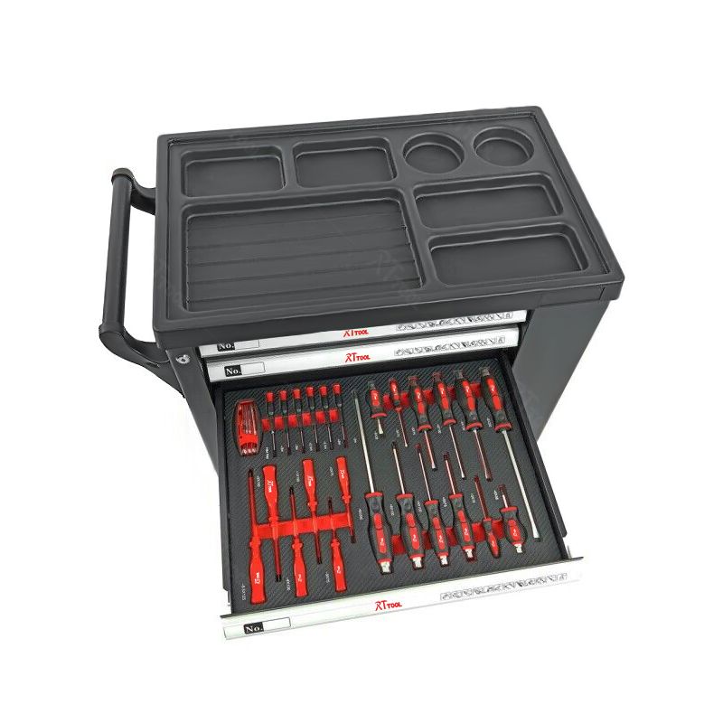 rttool general tool storage box/tool cabinet /tool chest garage trolley with tool sets