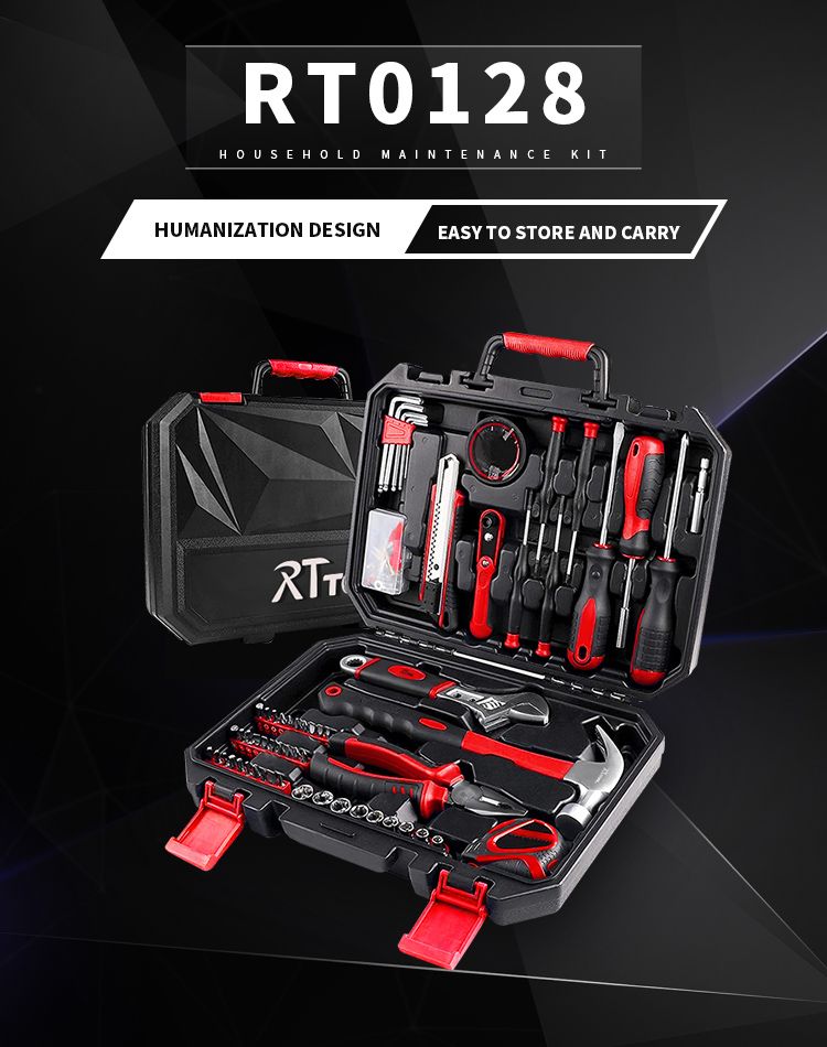rt tool Industrial 128pcs Mechanical Tools Socket Sets