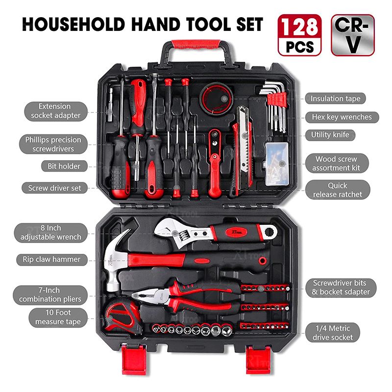 rt tool Industrial 128pcs Mechanical Tools Socket Sets