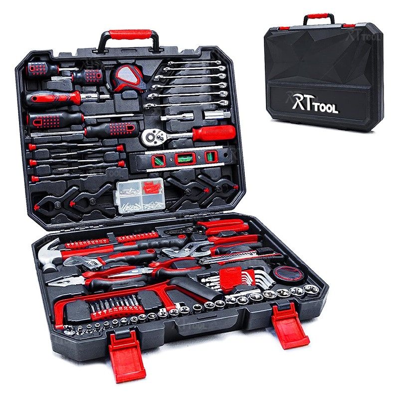 rt tool Hardware Toolbox Kits Hand Work Tools Household Multi-Function Tools Set