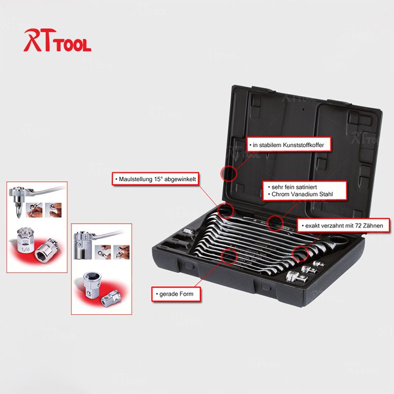 rt 16Piece Home Tool Kit Household Hand Tools Kit wrenches sets