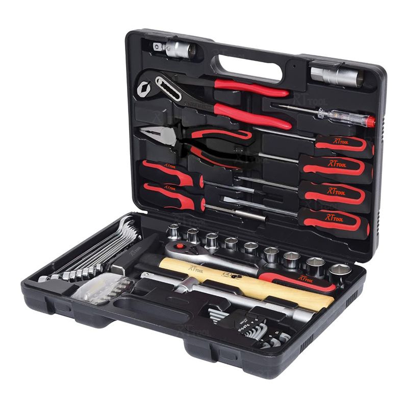 rt 51pcs CRV Material Mechanic Tool Auto Repair Hand Tools Set