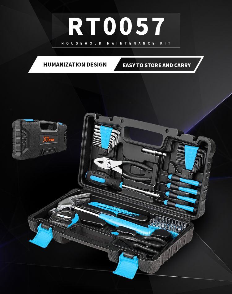 RT Toolbox Kits Maintenance Hand Work Tools Household Multi-Function Tools Set