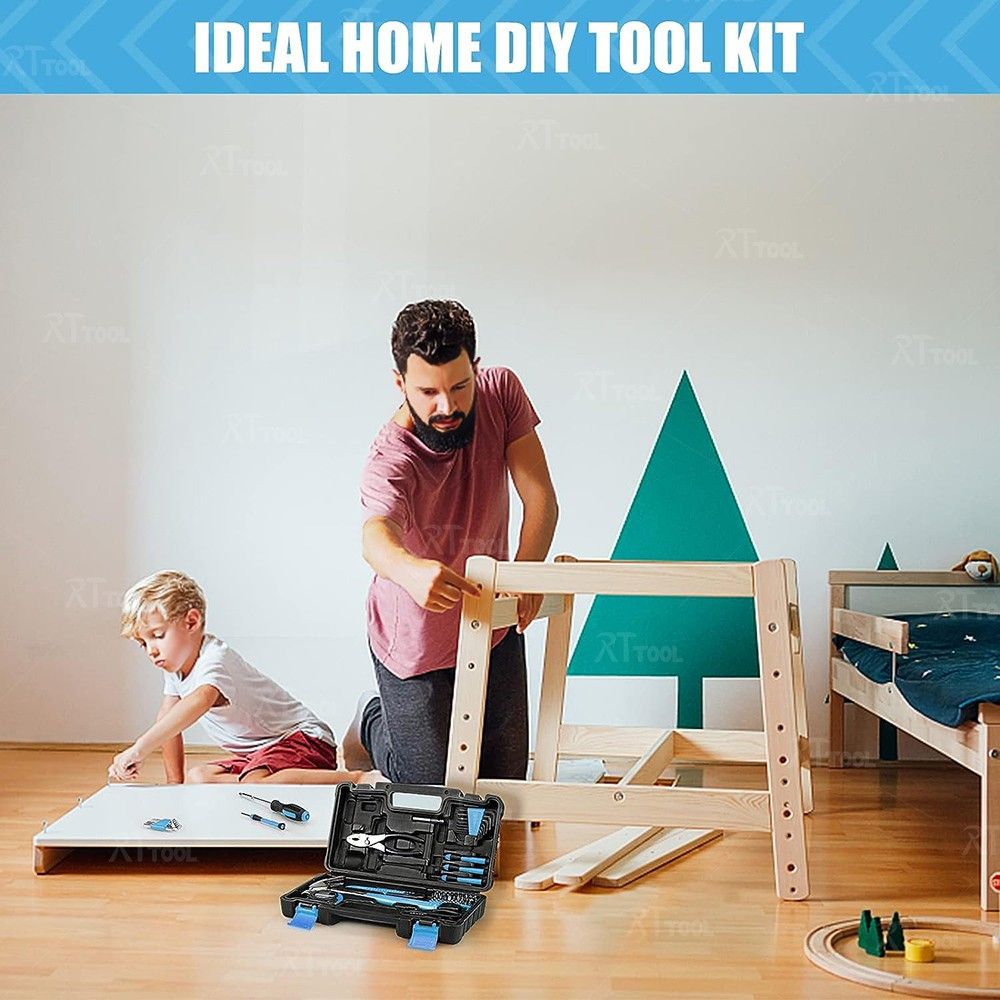 RT Toolbox Kits Maintenance Hand Work Tools Household Multi-Function Tools Set