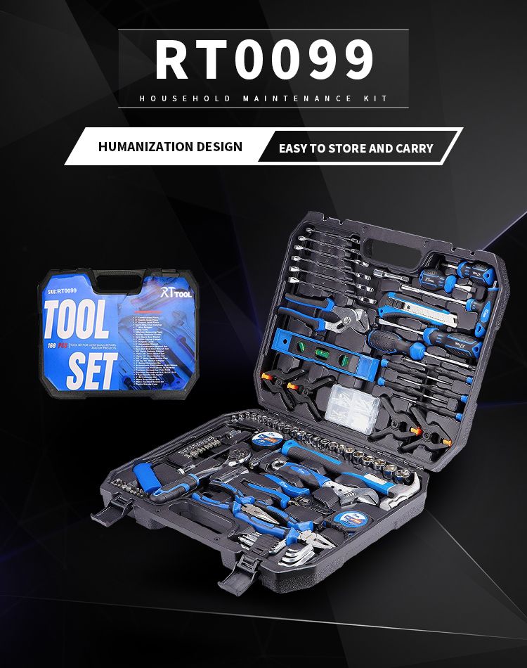 RT tool 99PCs Car Repair Tool Set Auto Repair Tool Kits Household for wholesale