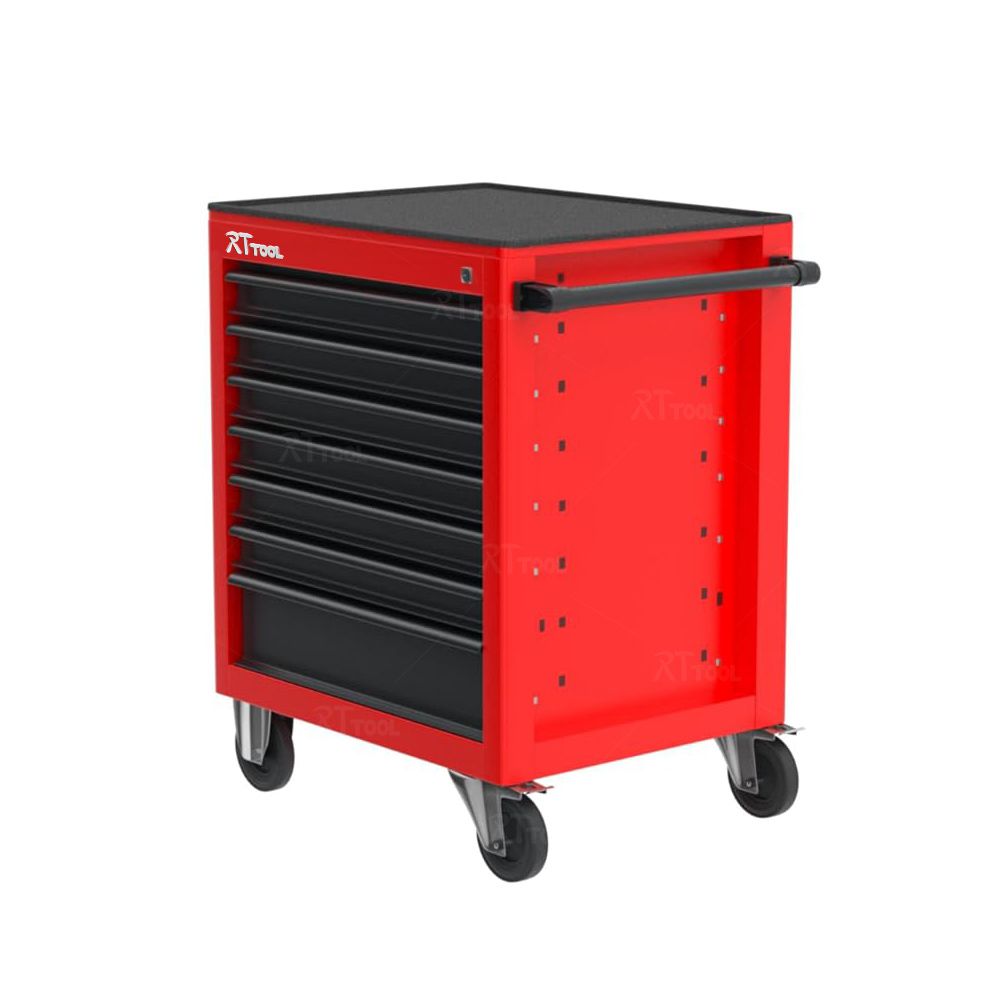 RTTOOL 7 Drawer Tool Box Roller Cabinet Tools Storage Organizer Tool Chest Cart